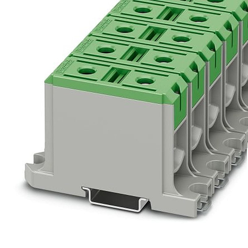 Phoenix Contact 1086477 UBAL Series High Current Connector Green, 95mm², 1-Level, Screw