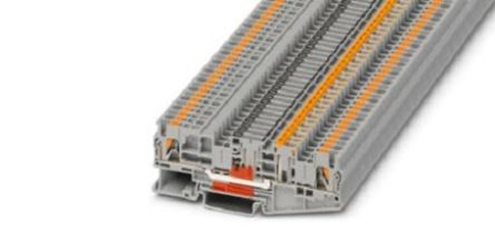 Phoenix Contact PT Series Knife Disconnect Terminal Block Grey, 2.5mm², 1-Level, Push-in