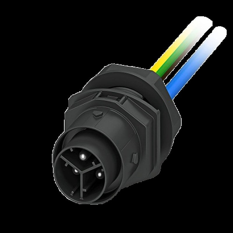 Phoenix Contact Connector, 3 Contacts, Front, Plug, Male, IP66, IP68, IP69K, IPD W Series