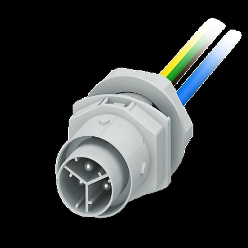 Phoenix Contact Connector, 3 Contacts, Front, Plug, Male, IP66, IP68, IP69K, IPD W Series