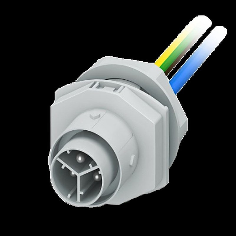 Phoenix Contact Connector, 3 Contacts, Front, Plug, Male, IP66, IP68, IP69K, IPD W Series