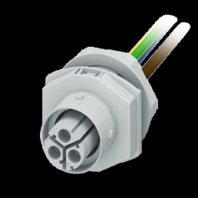 Phoenix Contact Connector, 3 Contacts, Front, Socket, Female, IP66, IP68, IP69K, IPD W Series