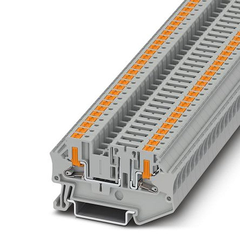 Phoenix Contact 1088741 PTV Series Disconnect Terminal Block Grey, 0.2mm², 6 mm², 1-Level, Push-in