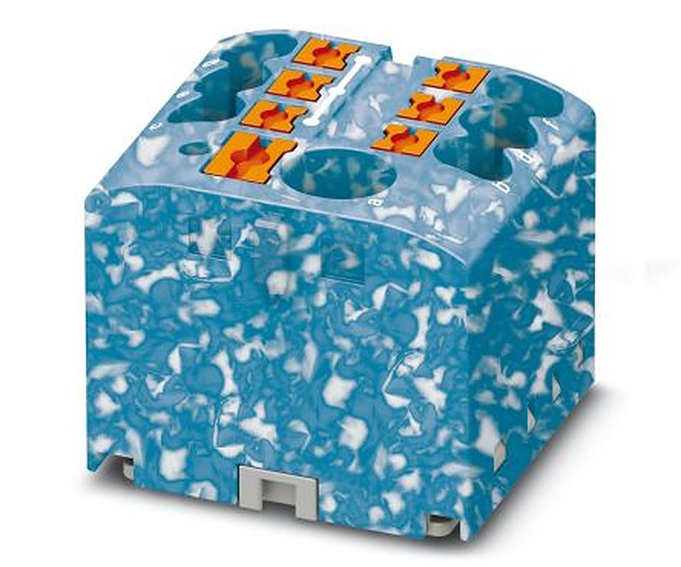 Phoenix Contact Distribution Block, 450V, 41A, Blue, White