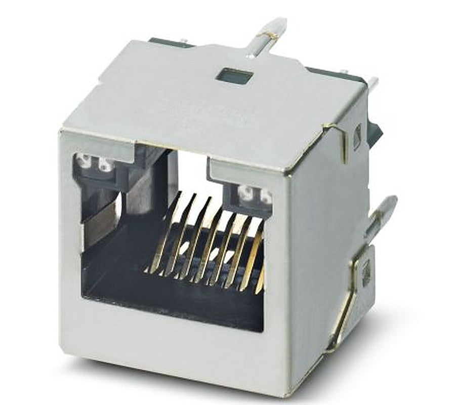 Phoenix Contact CUC-IND-J1ST-S/R4LS-LED Series RJ45 Connector Female, PCB, Cat6a Straight 1 Port 8 Way