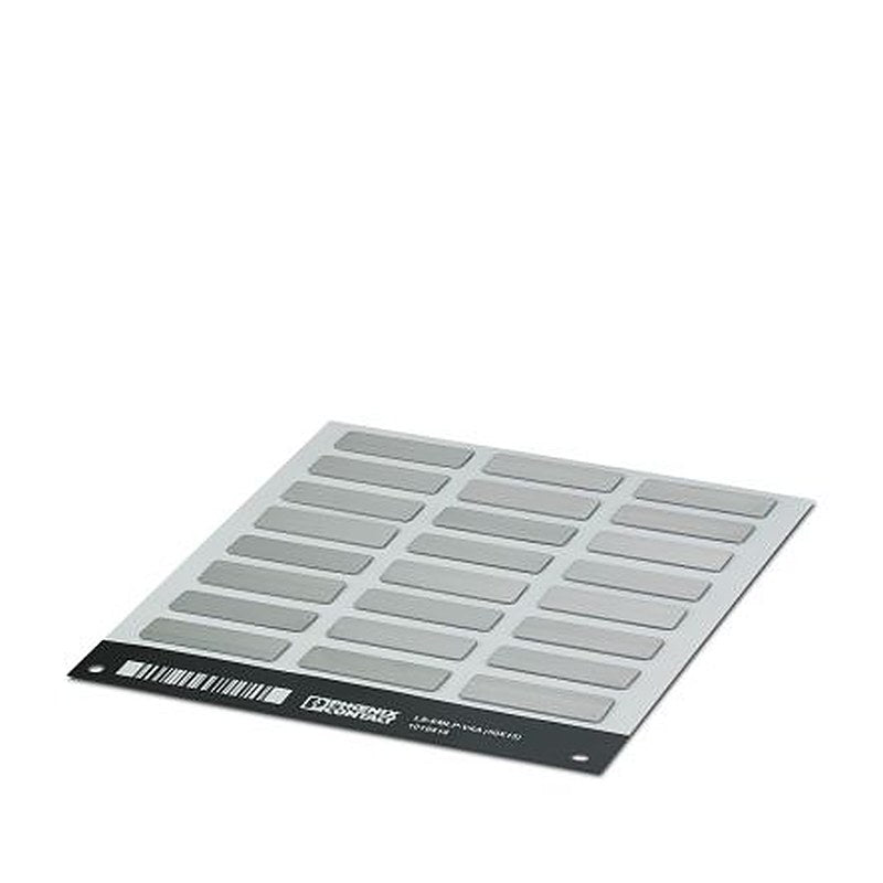 Phoenix Contact Silver Adhesive Heavy duty Label Sheet, Pack of 1 Per Pack