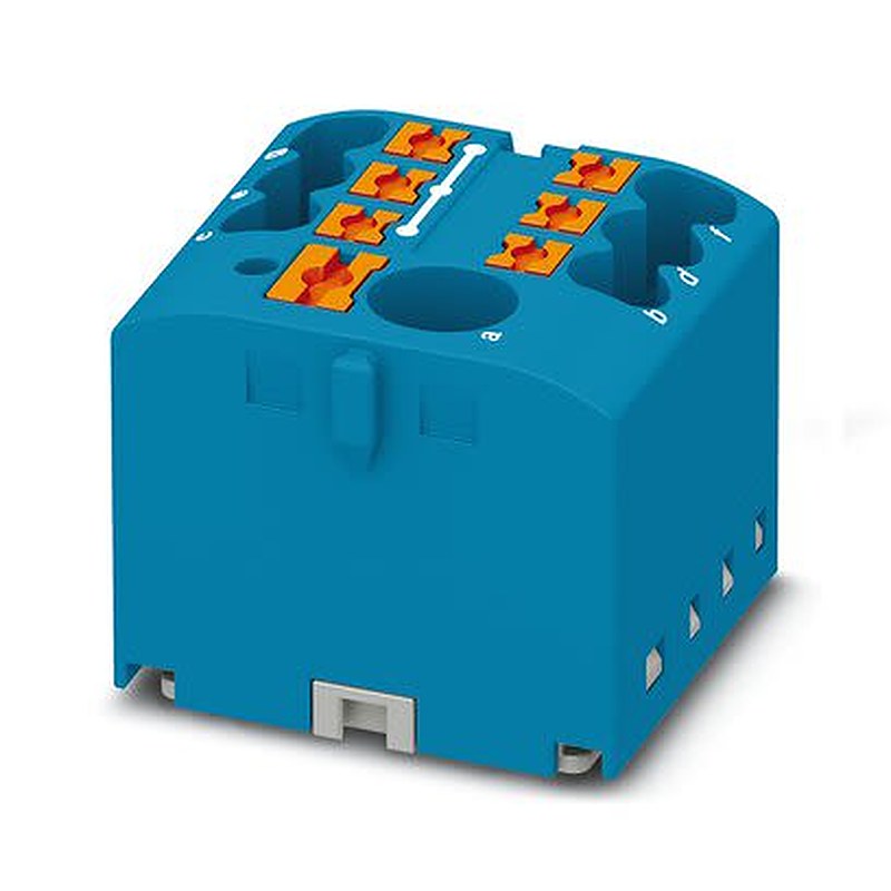 Phoenix Contact Distribution Block, 7 Way, 450V, 41A, Blue