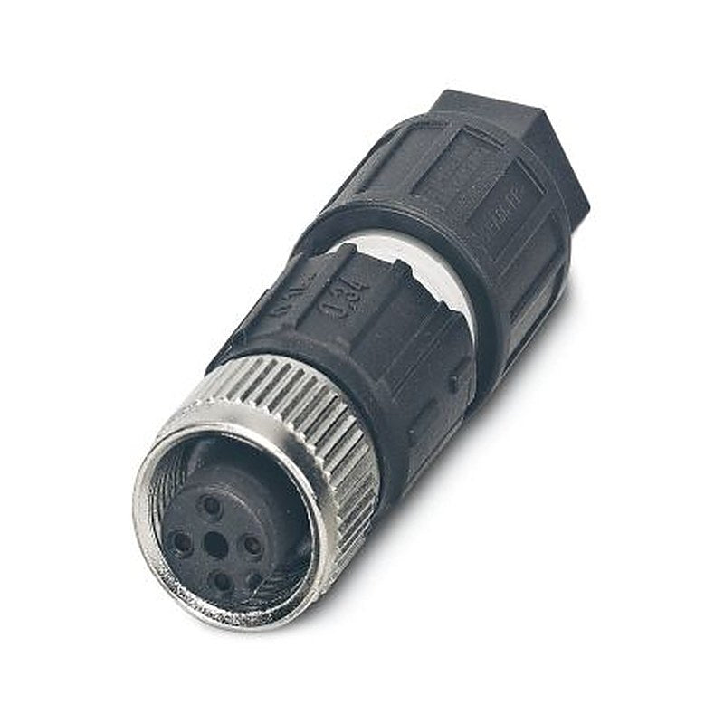 Phoenix Contact Industrial Circular Connector, 4 Contacts, Cable, M12 Connector, Socket, Female, IP65, IP67, SACC Series