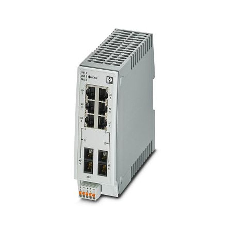 Phoenix Contact FL SWITCH Series DIN Rail Ethernet Switch, 6, 100Mbps Transmission, 24 V