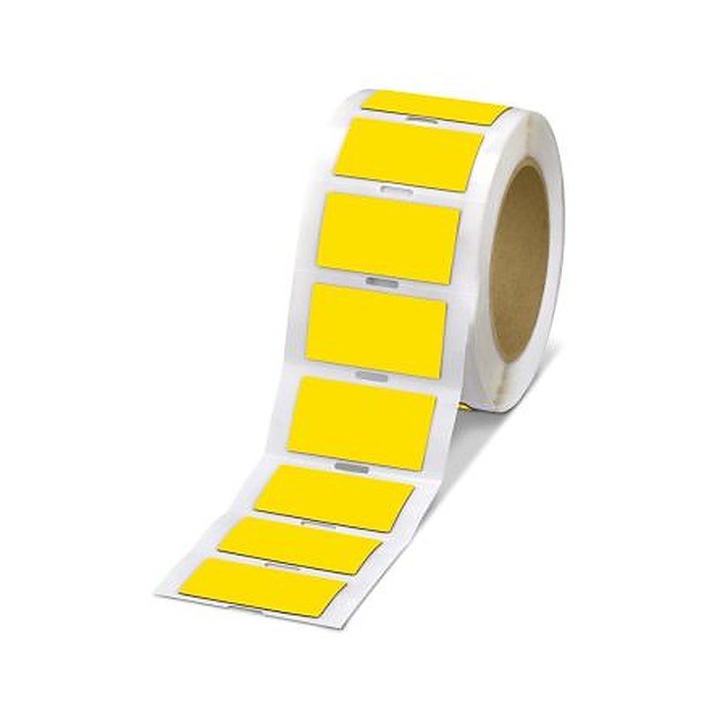 Phoenix Contact Yellow Label Roll, 60 mm Width, 250 Per Roll Qty, 30 mm