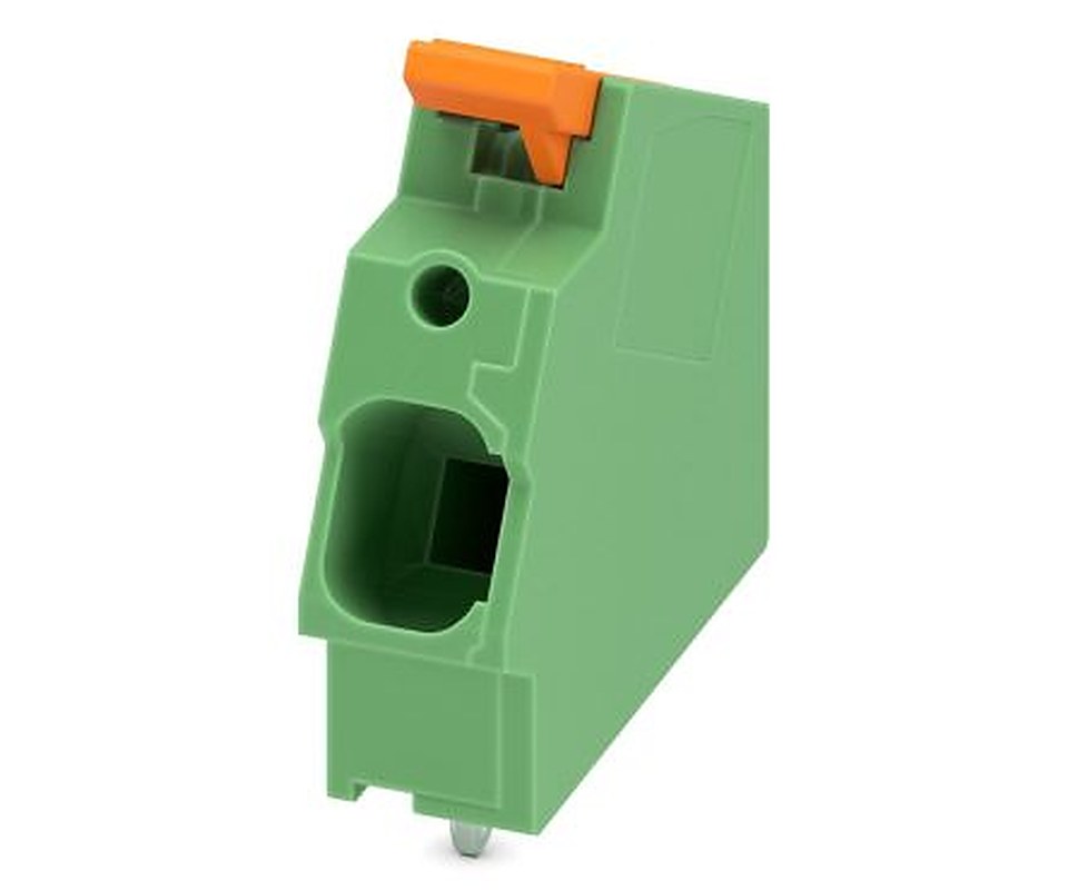 Phoenix Contact PCB Terminal Block, 1-Contact, 7.5 mm Pitch, Wave Soldering Mount, 1 Row