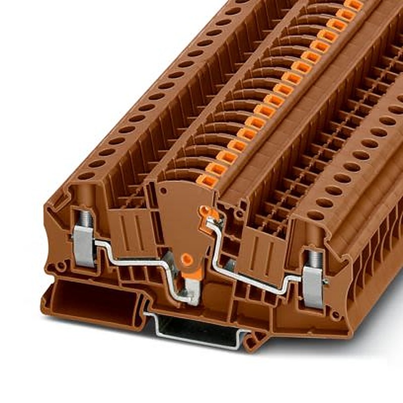 Phoenix Contact 1098640 10986 Series Test Disconnect Terminal Block Grey, 0.14mm², 4-Level, Screw