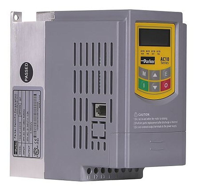 Parker Inverter Drive, 0.2 kW, 1 Phase, AC10 Series 240V 1.5 A