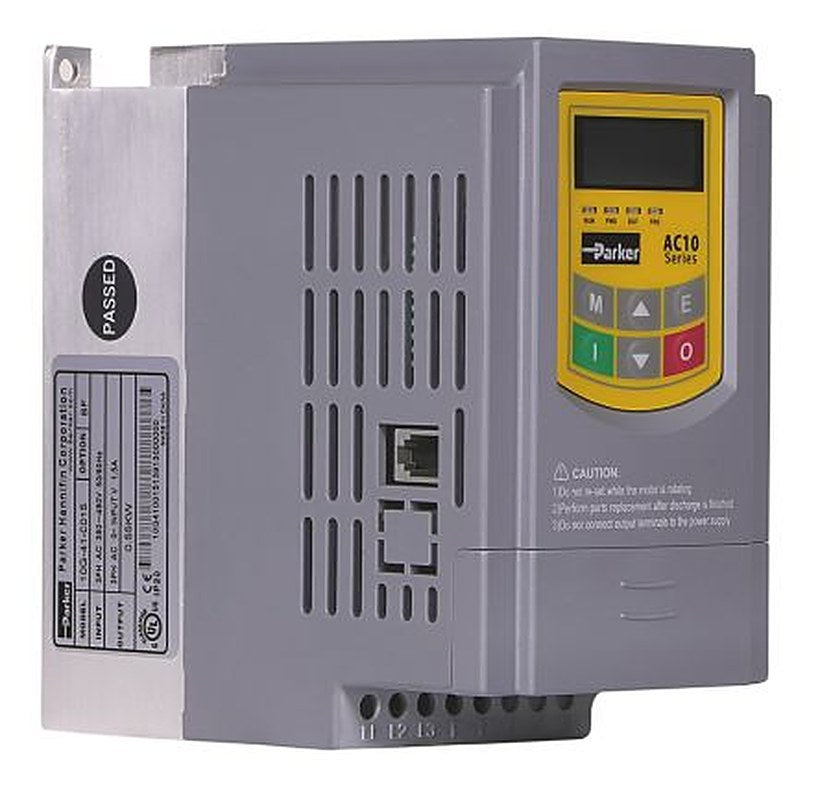 Parker Inverter Drive, 0.2 kW, 3 Phase, AC10 Series 480V 0.6 A