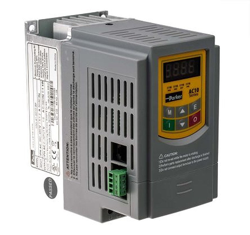 Parker Inverter Drive, 0.37 kW, 3 Phase, AC10 Series 480V 1 A