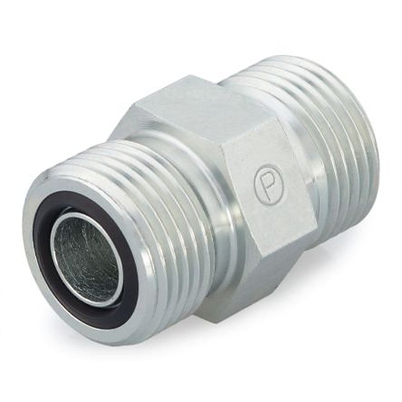 Parker 10HMLOS Hydraulic Fitting Male, Steel, 0.63 in Hose ID