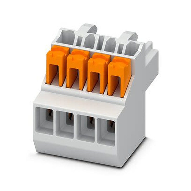 Phoenix Contact PSPT Series PCB Socket, 4-Contact, 3.5 mm Pitch, 1 Row, 1102110