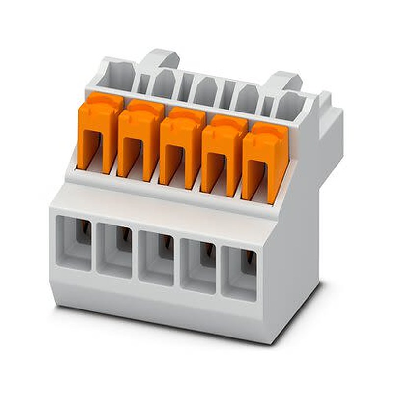 Phoenix Contact PSPT Series PCB Socket, 5-Contact, 3.5 mm Pitch, 1 Row, 1102114