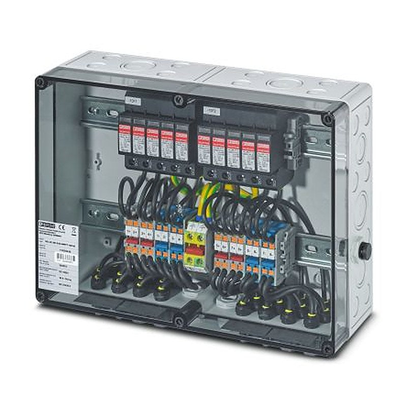 Phoenix Contact SOL-SC Series Black Polycarbonate Junction Box, IP65, 361 mm, 111mm 254 mm