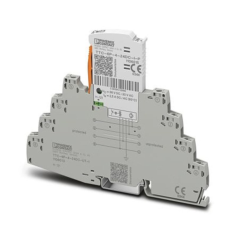 Phoenix Contact 1 Phase Industrial Surge Protector, 10 kA, 900 V, DIN Rail