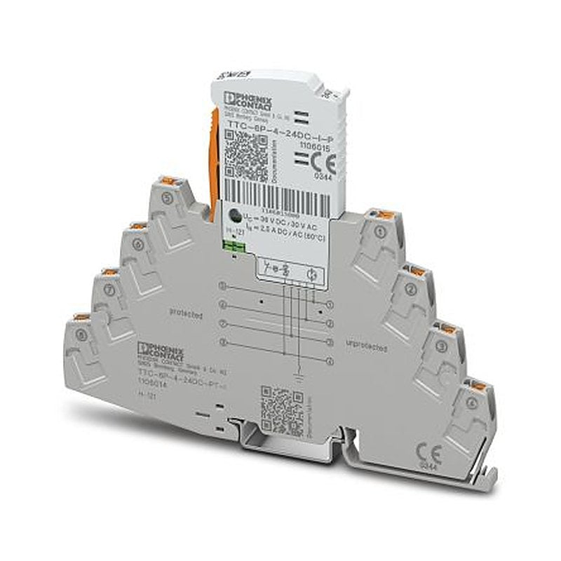 Phoenix Contact 1 Phase Industrial Surge Protector, 10 kA, 100 V, DIN Rail