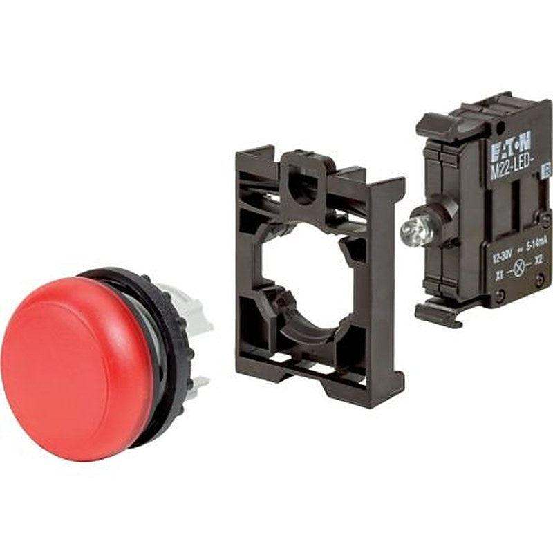 Eaton, Eaton Moeller Red LED Indicator, 22.5 mm Cutout, IP69K, IP67, Round