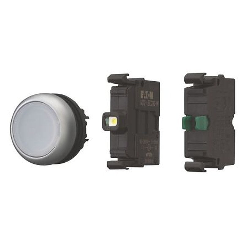 Eaton M22 Series Illuminated Push Button Switch, 50 mm Cutout White, IP67