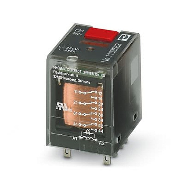 Phoenix Contact Plug-in Solid State Relay, 24V dc Coil, 10mA, 4PDT