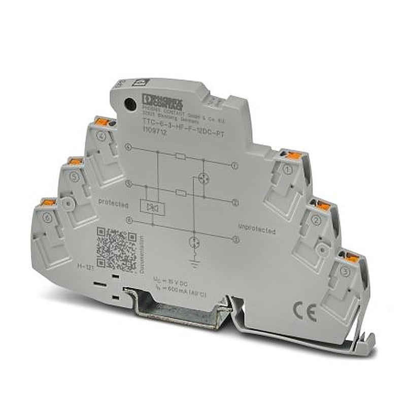 Phoenix Contact Surge Protector, 10 kA, 15 V dc, DIN Rail