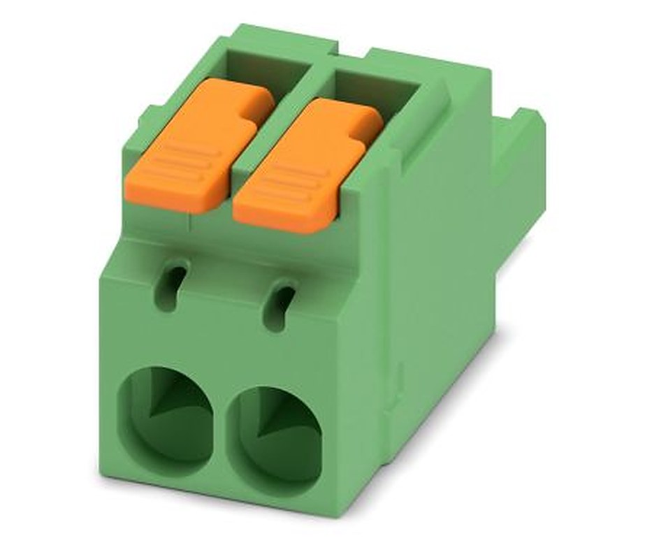 Phoenix Contact Pluggable Terminal Block, 2-Contact, 5.08 mm Pitch, 1 Row, 1110581
