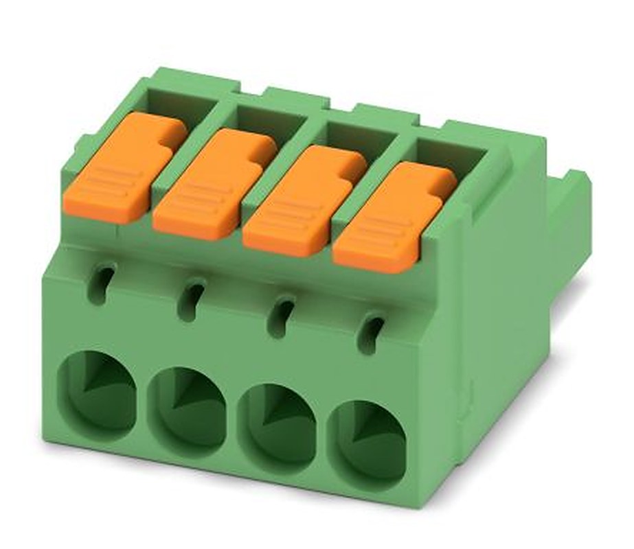 Phoenix Contact Pluggable Terminal Block, 4-Contact, 5.08 mm Pitch, 1 Row, 1110583