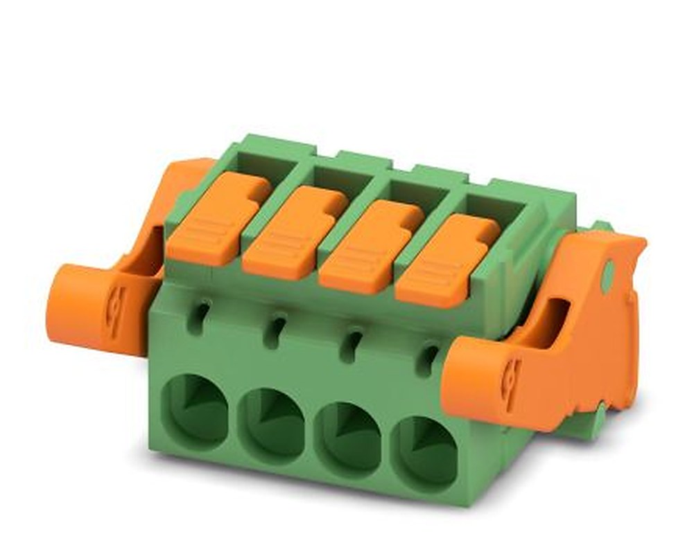 Phoenix Contact Pluggable Terminal Block, 4-Contact, 5.08 mm Pitch, 1 Row, 1110609