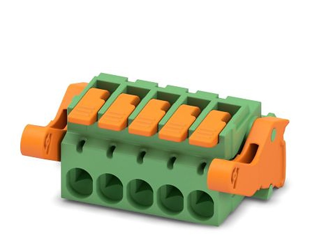 Phoenix Contact Pluggable Terminal Block, 5-Contact, 5.08 mm Pitch, 1 Row, 1110610