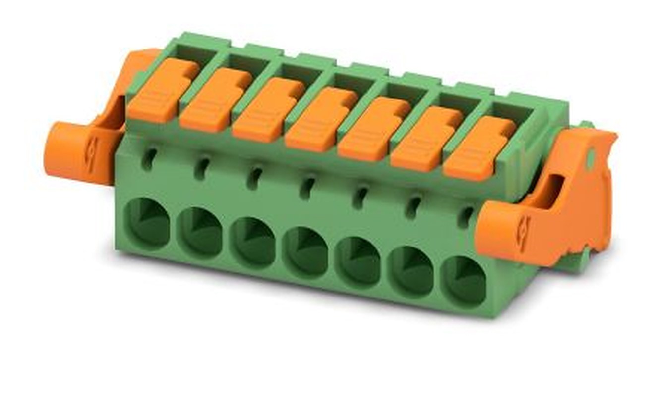 Phoenix Contact Pluggable Terminal Block, 7-Contact, 5.08 mm Pitch, 1 Row, 1110612