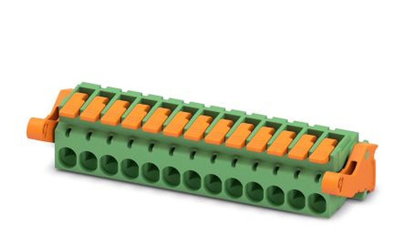 Phoenix Contact Pluggable Terminal Block, 13-Contact, 5.08 mm Pitch, 1 Row, 1110619