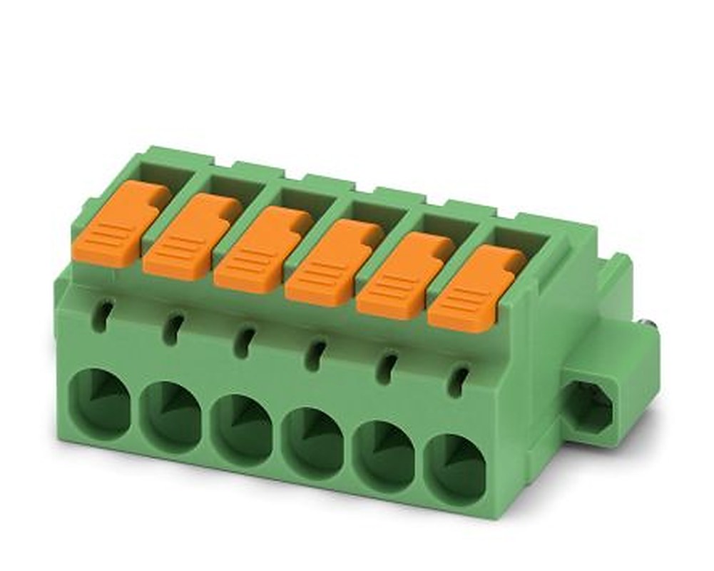 Phoenix Contact Pluggable Terminal Block, 6-Contact, 5.08 mm Pitch, 1 Row, 1110633