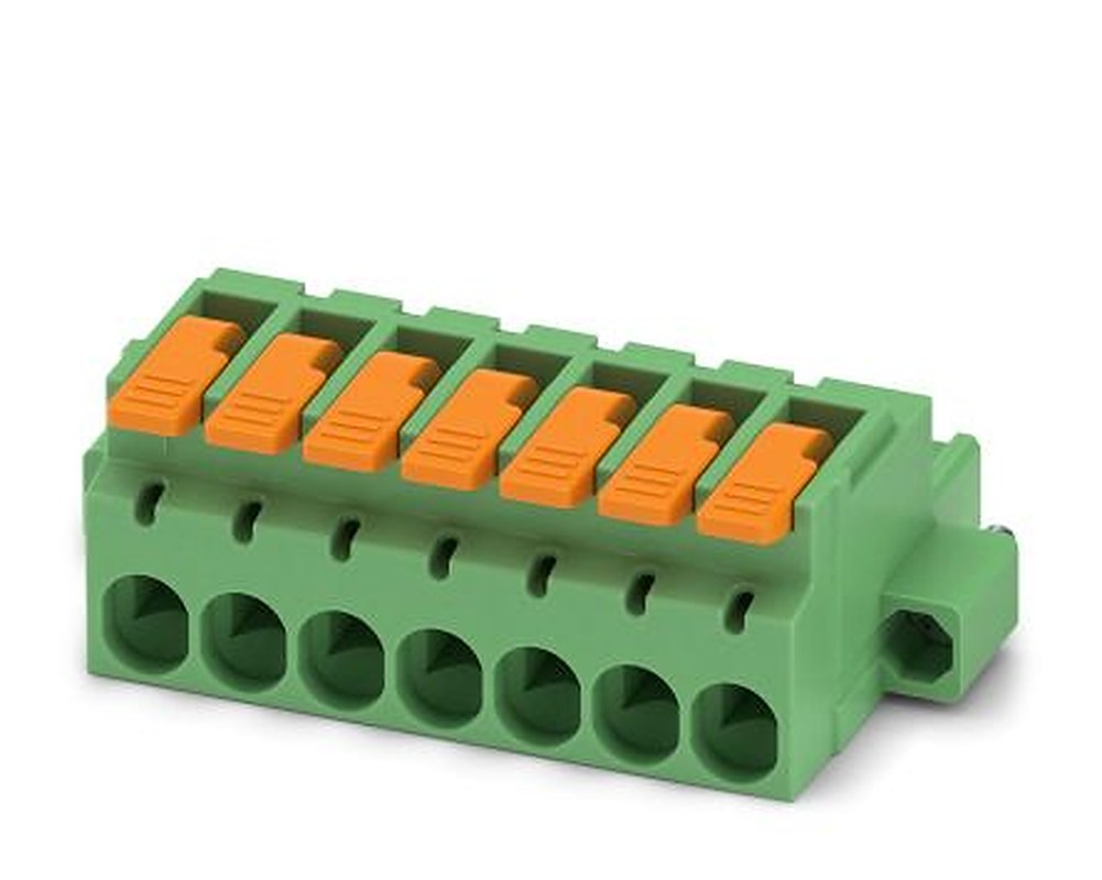Phoenix Contact Pluggable Terminal Block, 7-Contact, 5.08 mm Pitch, 1 Row, 1110634