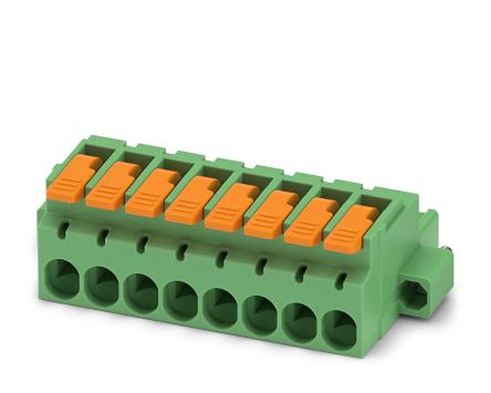 Phoenix Contact Pluggable Terminal Block, 8-Contact, 5.08 mm Pitch, 1 Row, 1110635