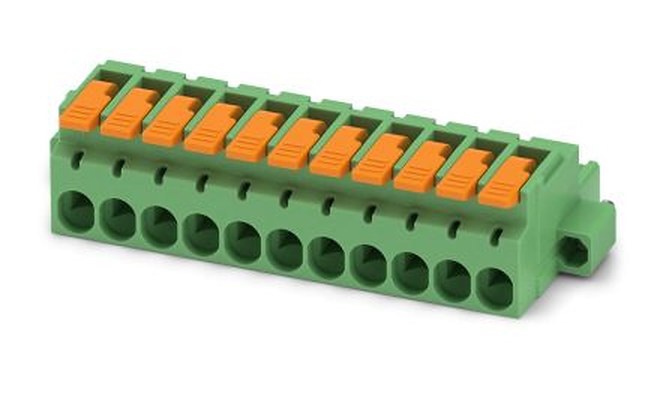 Phoenix Contact Pluggable Terminal Block, 11-Contact, 5.08 mm Pitch, 1 Row, 1110639