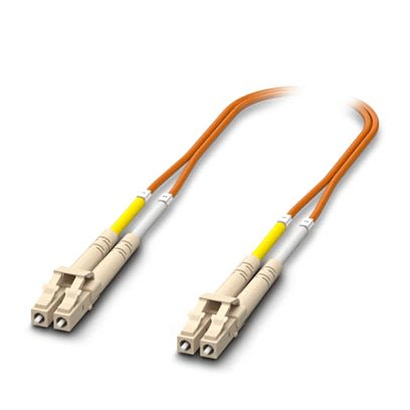 Phoenix Contact OS2 Fibre Optic Cable, 125 μm Low Smoke Zero Halogen, Orange, 5 m