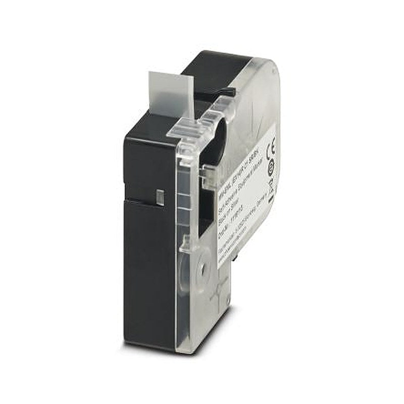 Phoenix Contact Black on Silver Label Printer Tape, 8 m Length, 14 mm Width, 8 m Label Length, 12 mm Label Width