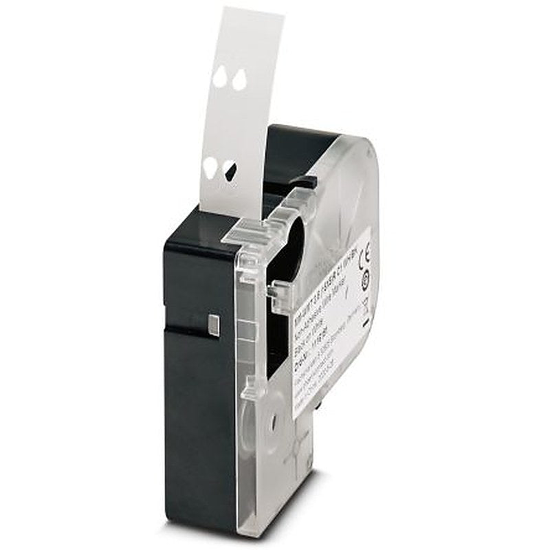 Phoenix Contact 5 (15X5)R C1 WH/BK, MM-WMT 3 Slide-On Cable Marker, 3.5 mm Cable White, 2 mm Cable, 1116191