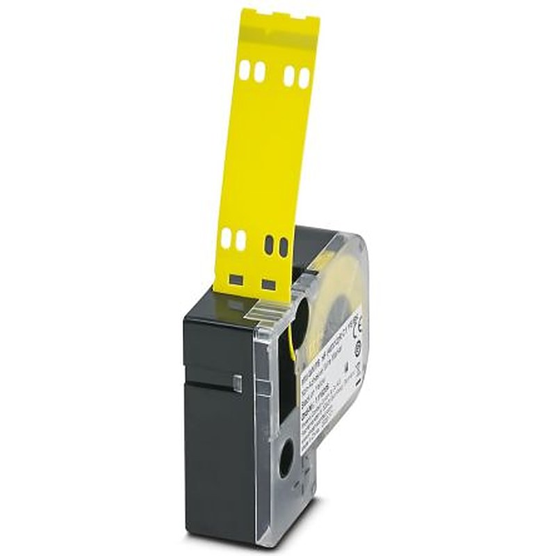 Phoenix Contact MM-WMTB HF (40X12)R C1 YE/BK Cable Marker, Yellow, Black, 115 mm Cable, 6 mm Cable, 1116206