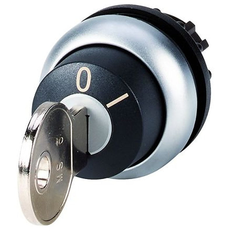 Eaton M22 2-position Key Switch Head, 22.5 mm Cutout