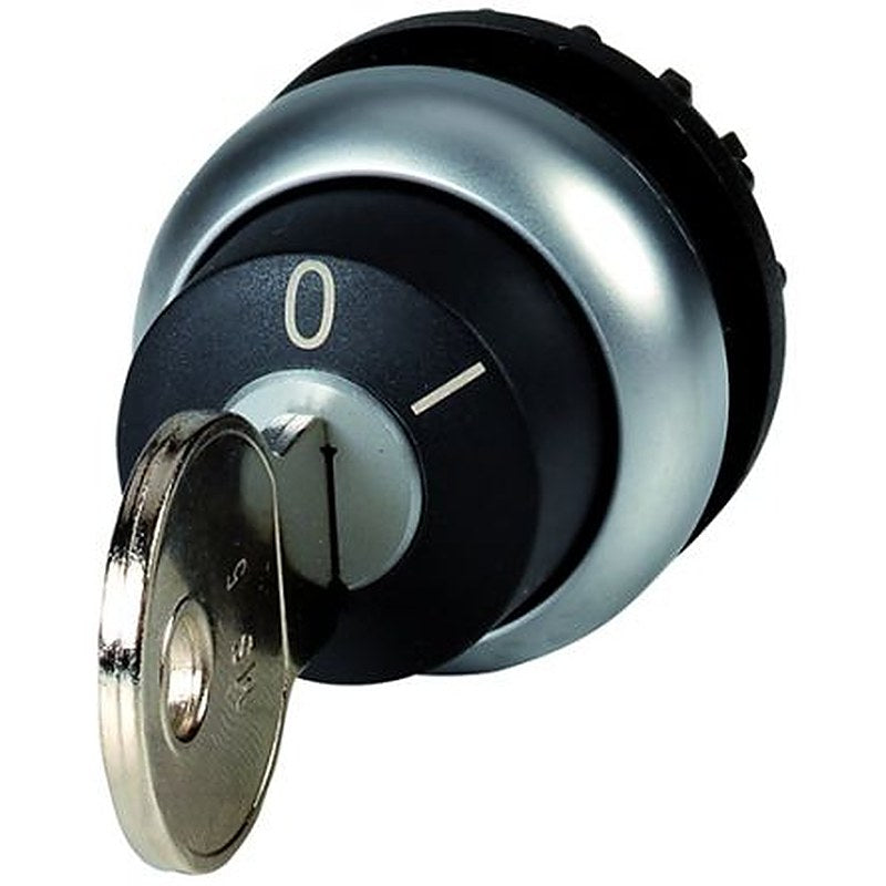 Eaton M22 2-position Key Switch Head, 22.5 mm Cutout