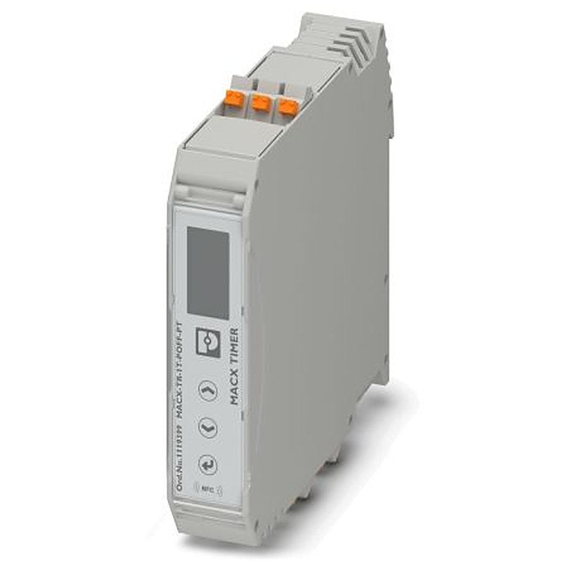 Phoenix Contact MACX-TR-1T-POFF-PT Series DIN Rail Time Delay Relay, 2-Contact, 24 V dc 24V ac, 0.01 to 600 s, 2 CO