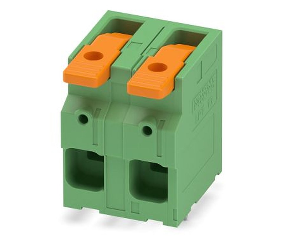 Phoenix Contact PCB Terminal Block, 2-Contact, 15 mm Pitch, Wave Soldering Mount, 1 Row