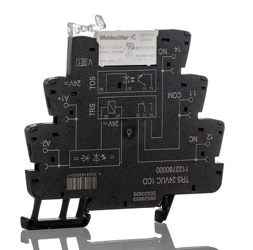 Weidmüller TRS Series Interface Relay, DIN Rail, 24V Coil, SPDT, 11.7mA