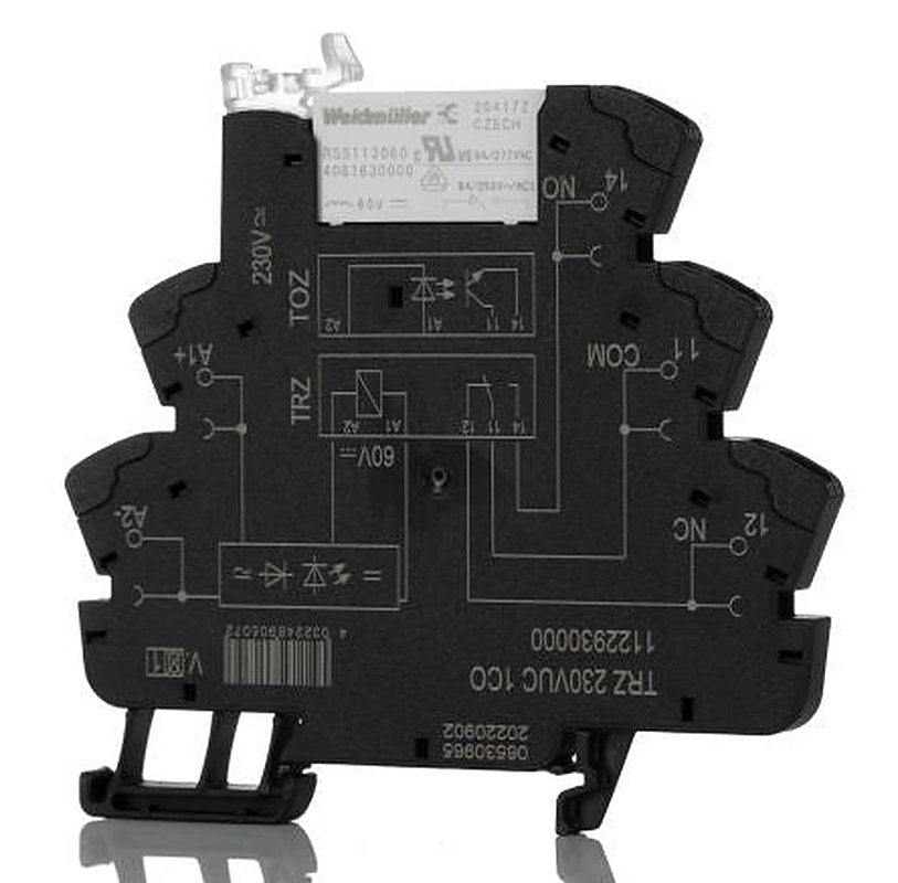 Weidmüller TRZ Series Interface Relay, DIN Rail, 230V Coil, SPDT, 3.5mA