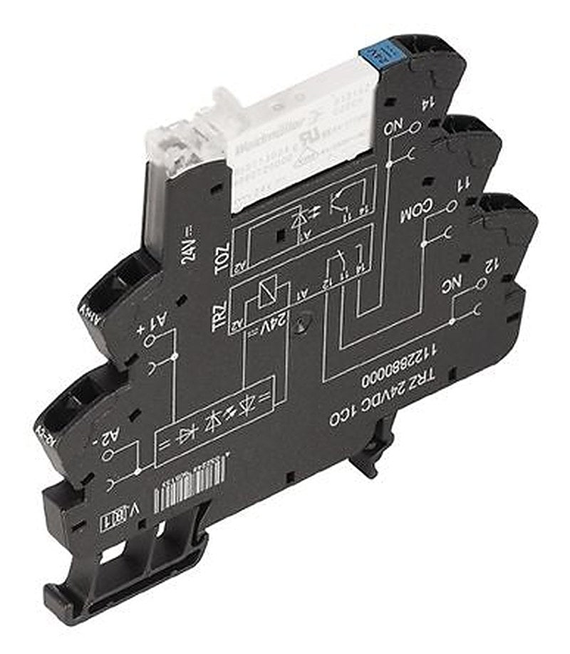 Weidmüller TRZ Series Interface Relay, DIN Rail, 230V ac/dc, 24 V ac/dc Coil, SPDT